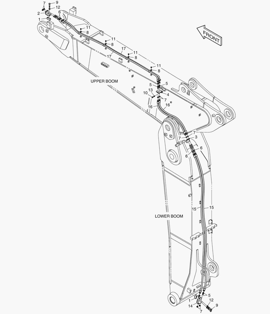 ТРУБОПРОВОД ШАРНИРНОЙ СТРЕЛЫ - БЫСТРАЯ ПОСАДКА