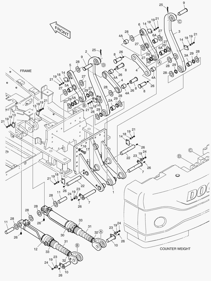 Спецтехника 7100 COUNTER WEIGHT REMOVAL DEVICE [5001~10107] - главное фото