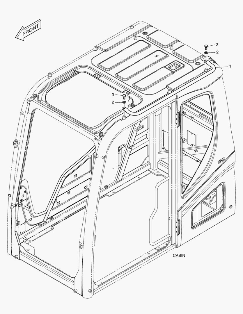 7100 HANDLE - ROOF(FOGS)