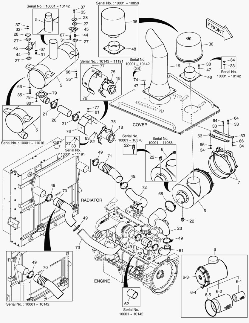 1120 AIR CLEANER & MUFFLER