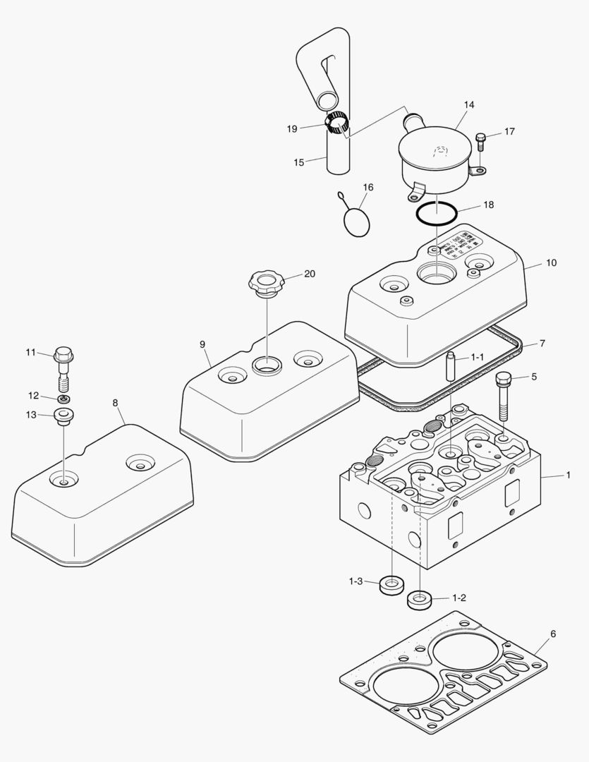 016A CYLINDER HEAD [980113~]