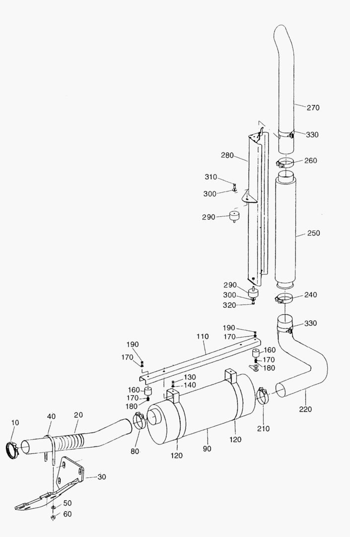G050-4 EXHAUST SYSTEM