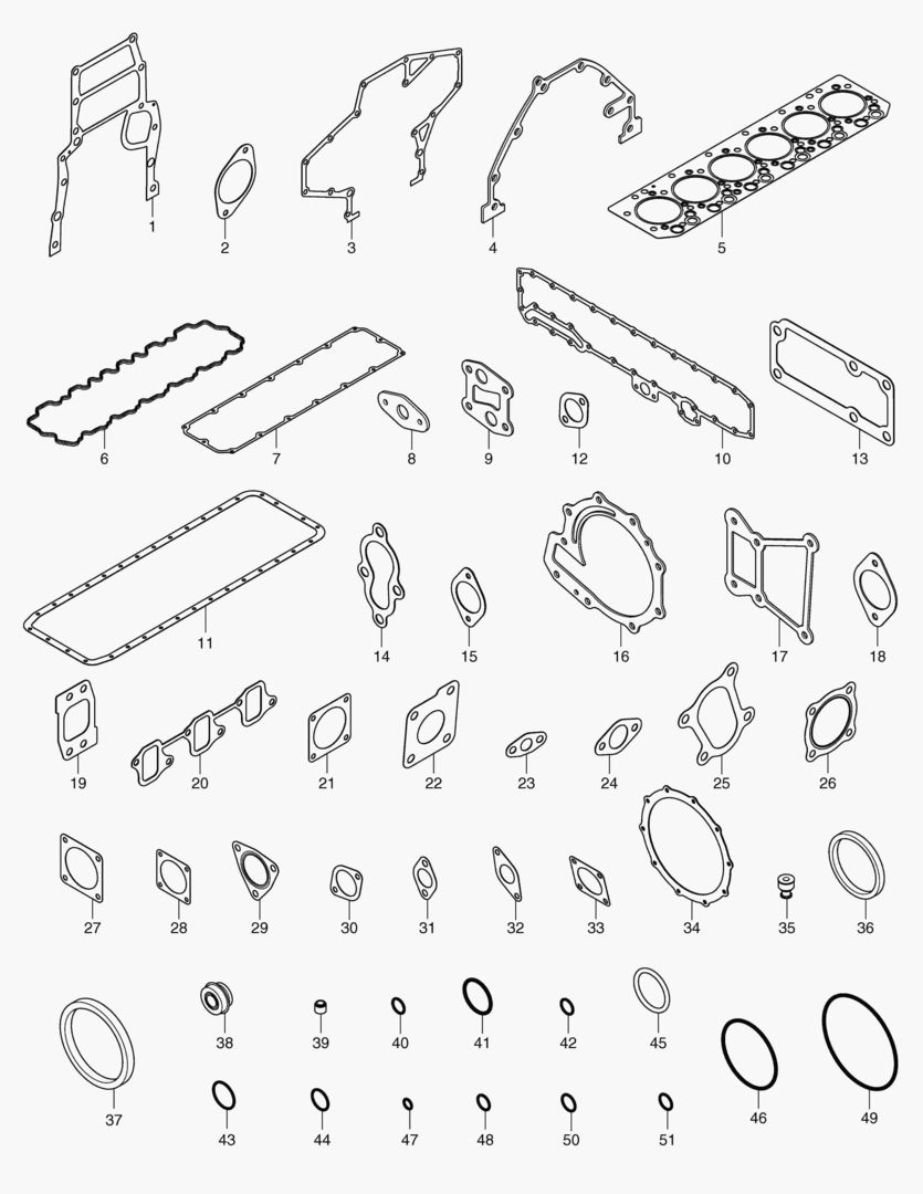 048 OVERHAUL GASKET KIT - ALL