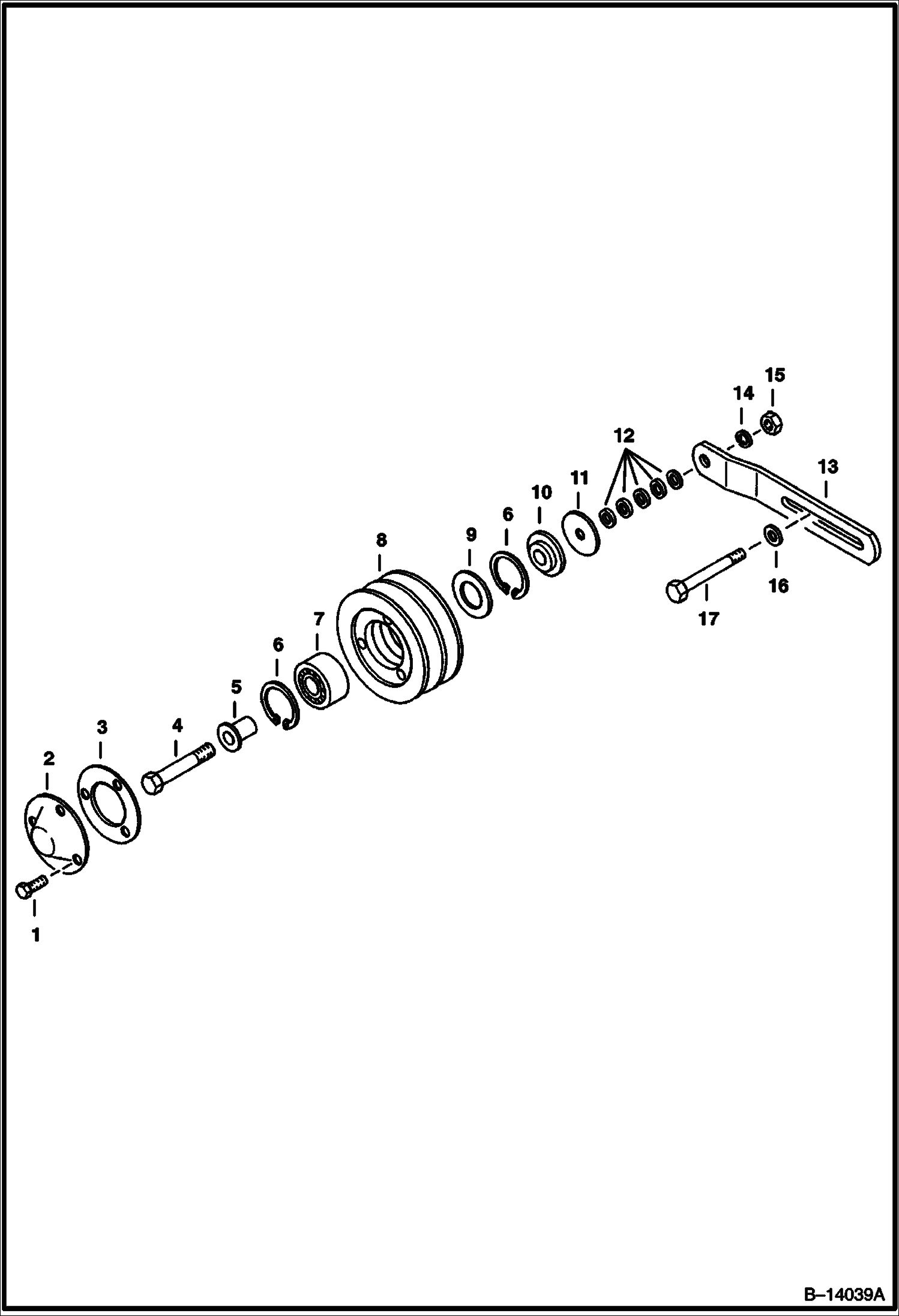 НАТЯЖНОЕ КОЛЕСО DEUTZ F2L411W