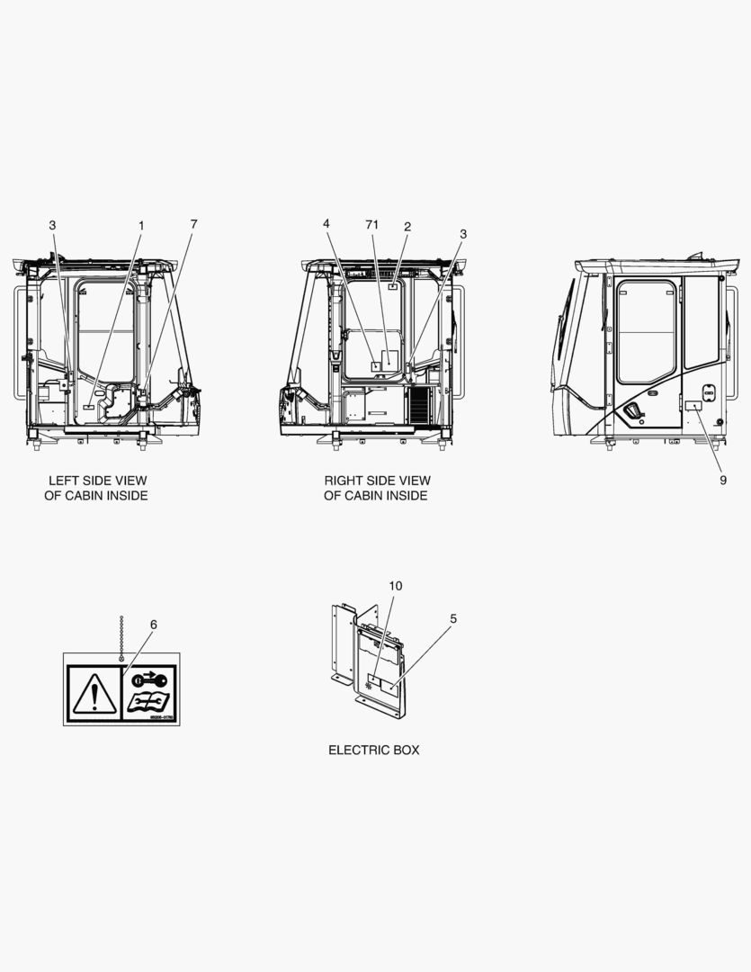 4230 DECAL - CABIN(EUROPE) [10001~10095]