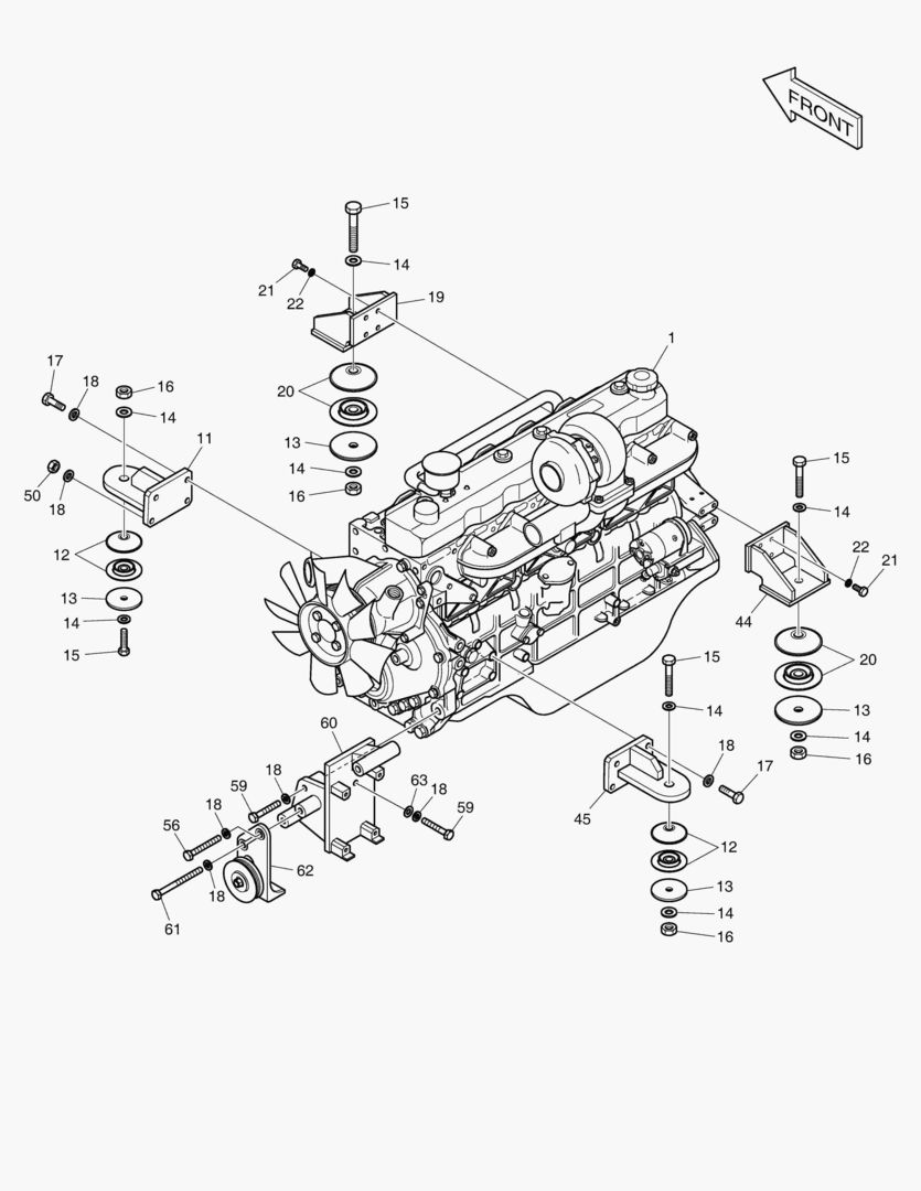 МОНТАЖ ДВИГАТЕЛЯ