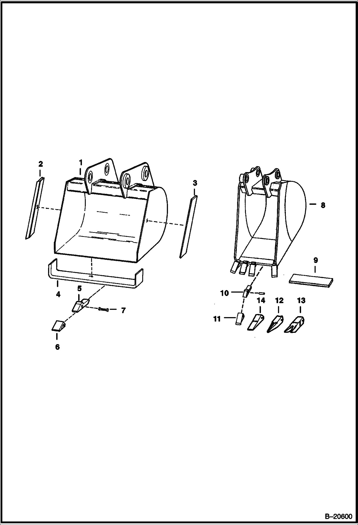 ЭКСКАВАТОР-ПОГРУЗЧИК (КОВШИ) (914B)