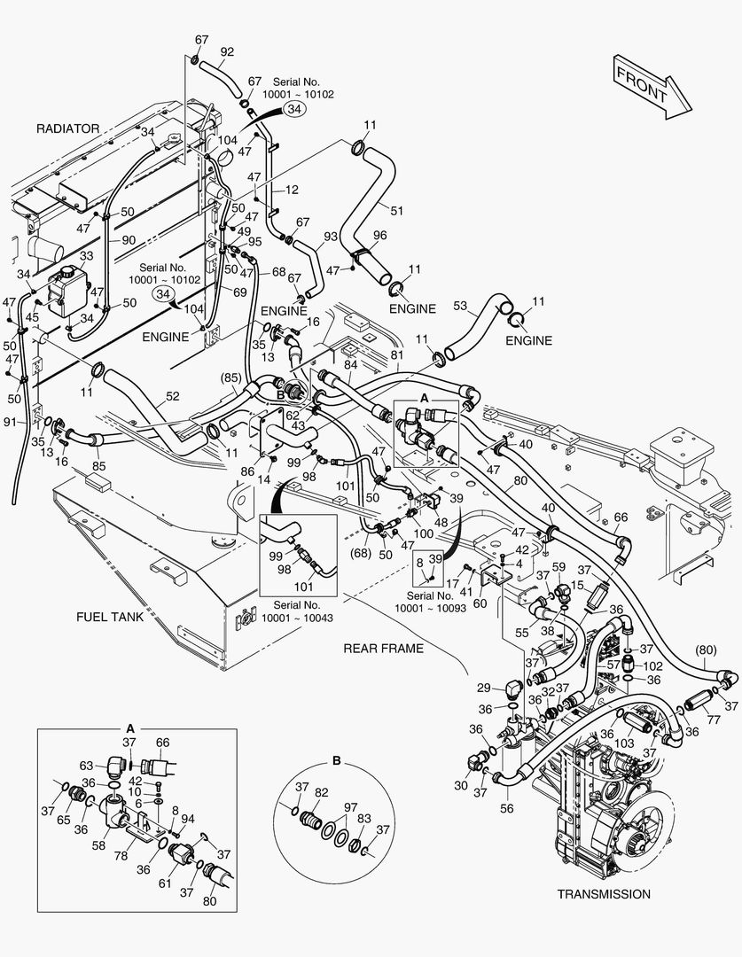 ТУБОПРОВОД МАСЛЯНОГО РАДИАТОРА (1)