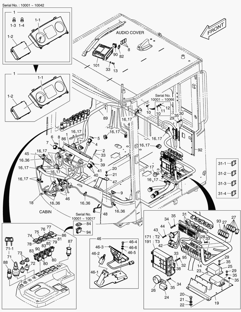 1570 ELECTRIC PARTS - CABIN [10001~10078]