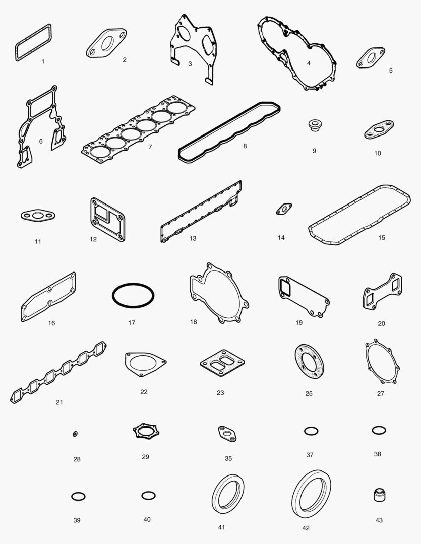 018A OVER HAUL GASKET KIT [1382~]