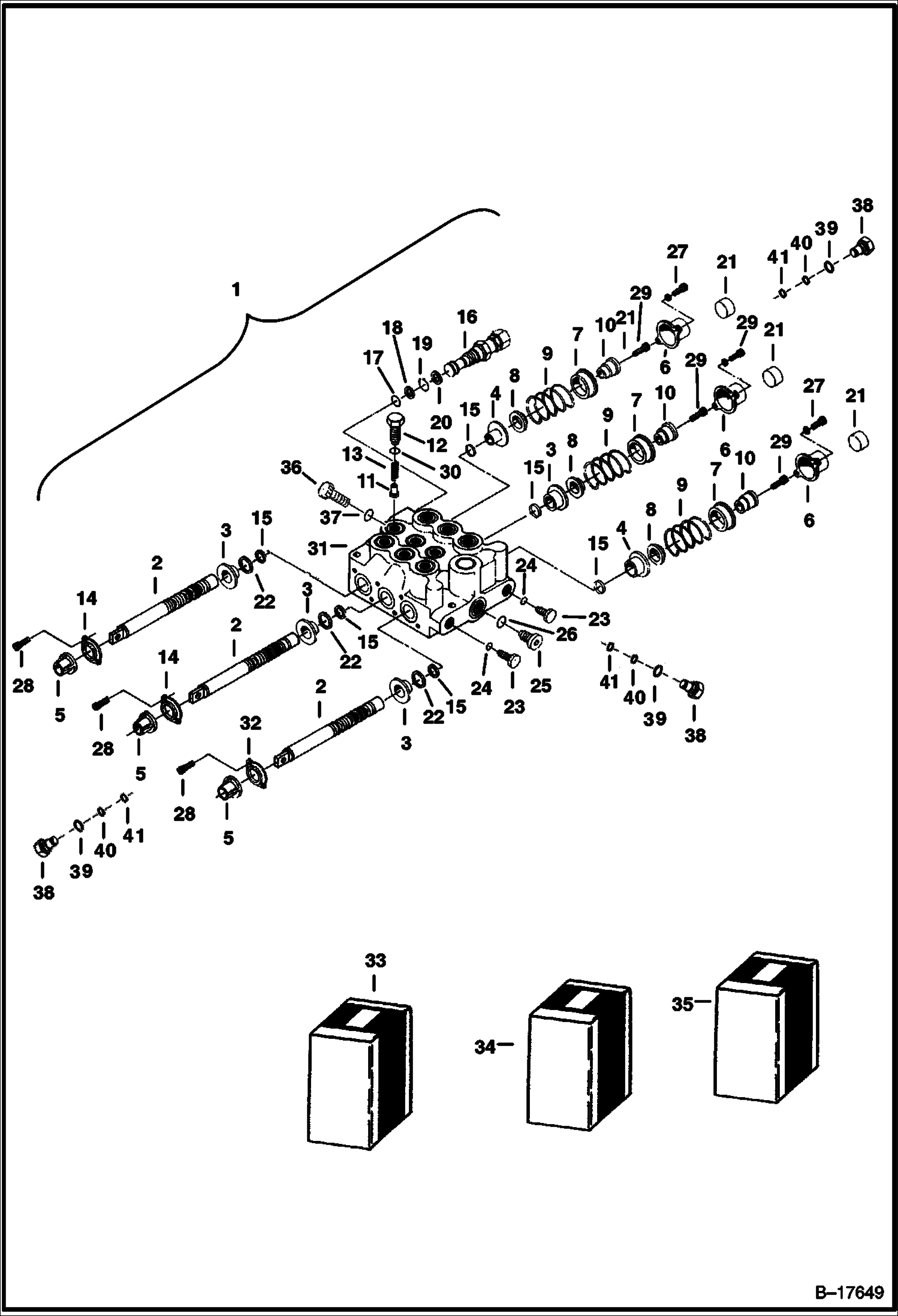 РЕГУЛИРУЮЩИЙ КЛАПАН (3-КАТУШКА) (MELROE) (ЗАПАСНОЙ КЛАПАН)