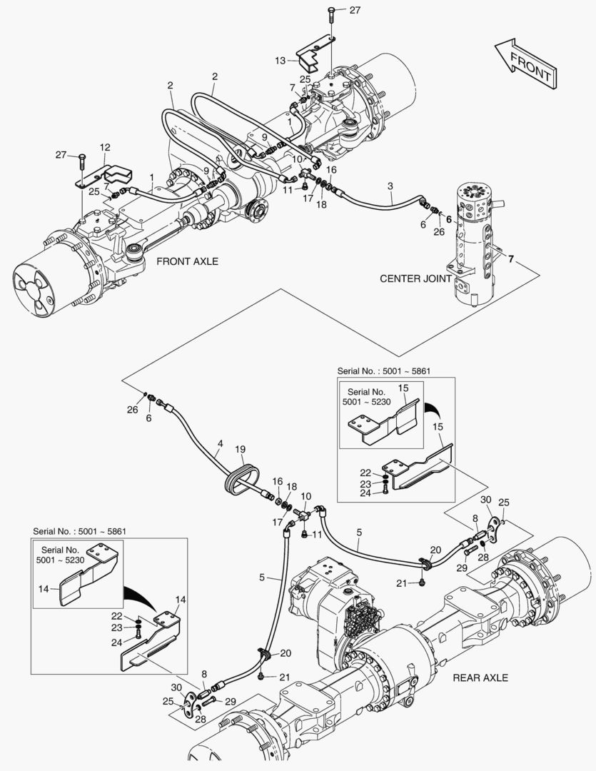 Спецтехника 2160 BRAKE PIPING