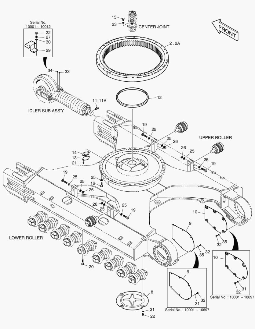 РАМА ГУСЕНИЦЫ