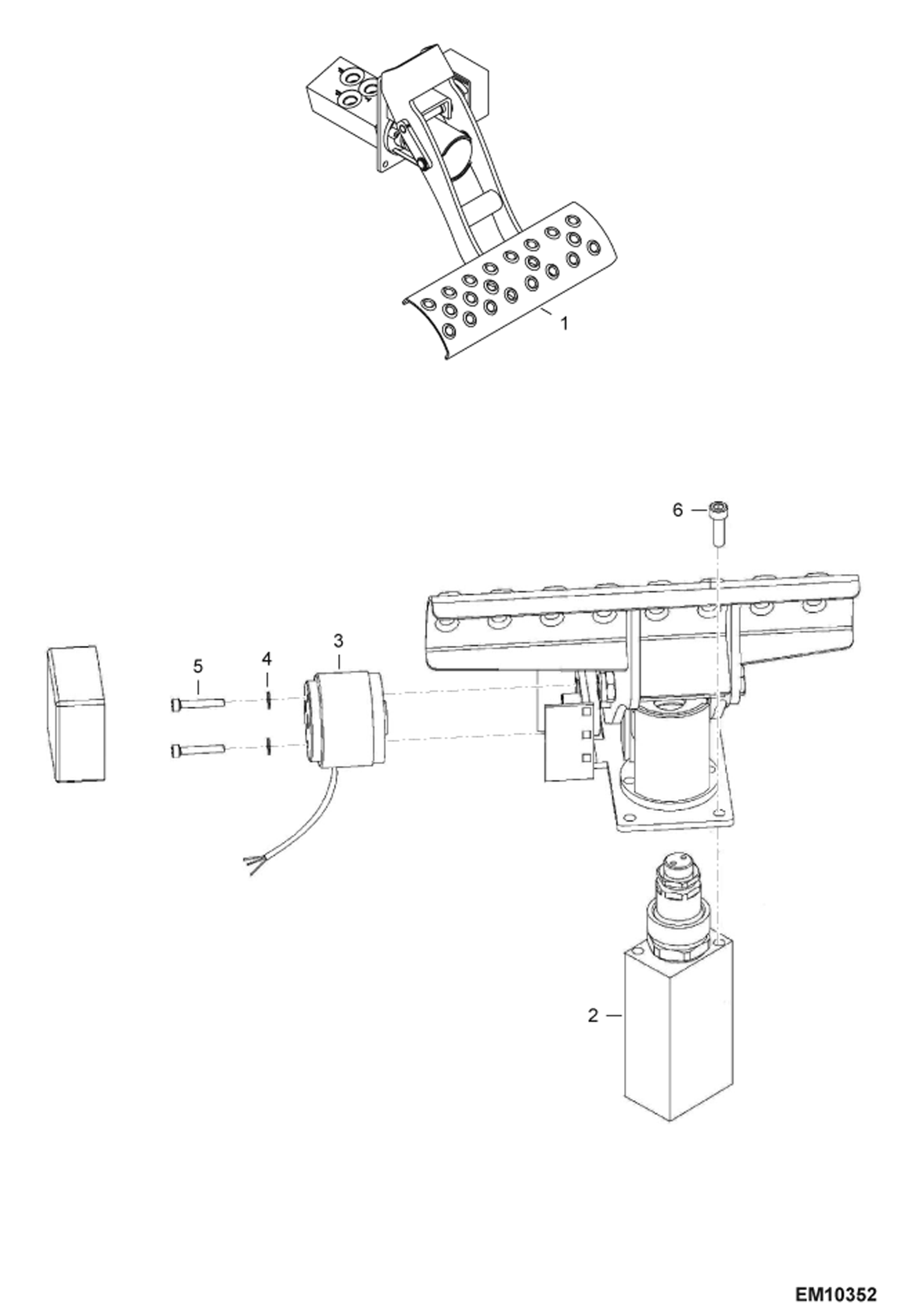 КЛАПАН ПЕДАЛИ ТОРМОЗА