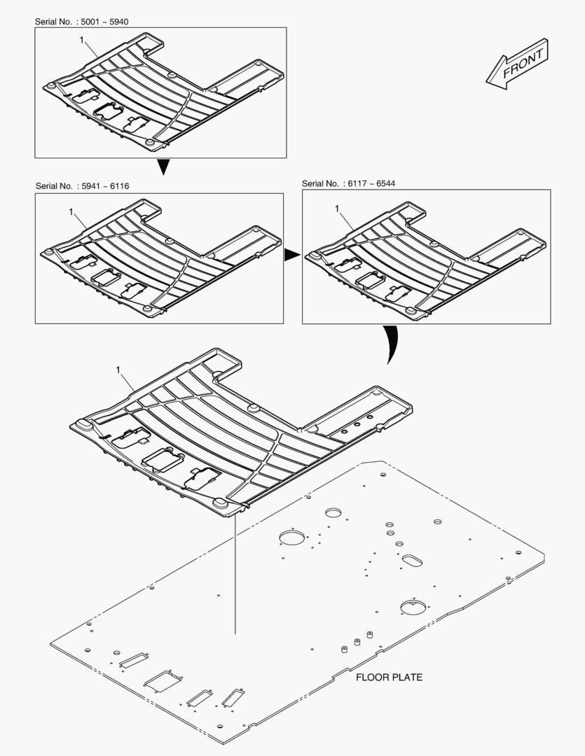 6490 FLOOR MAT - TWO WAY & ROTATING