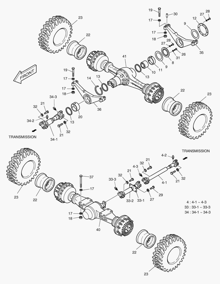 ОСЬ И ВАЛ ПРИВОДА-САМАЯ МАКСИМАЛЬНАЯ ГУСЕНИЦА