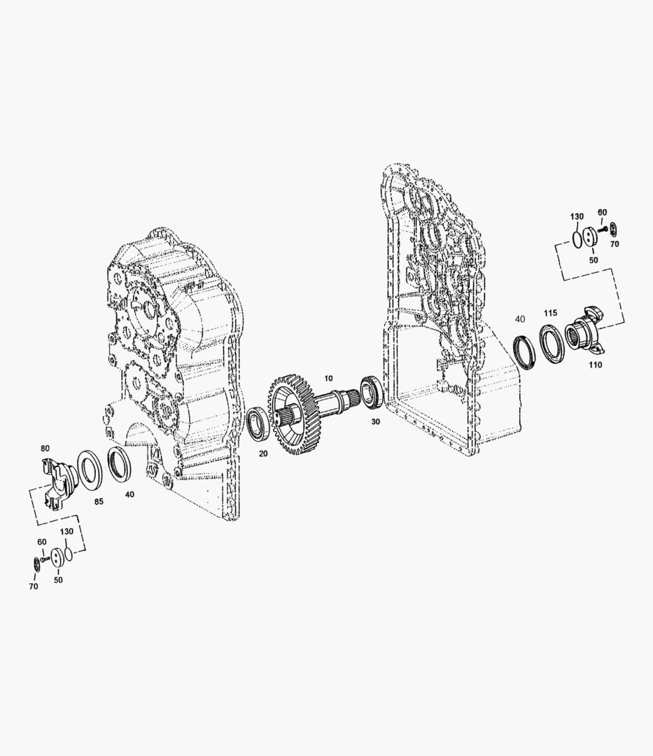 ВТОРИЧНЫЙ ВАЛ-ТРАНСМИССИЯ