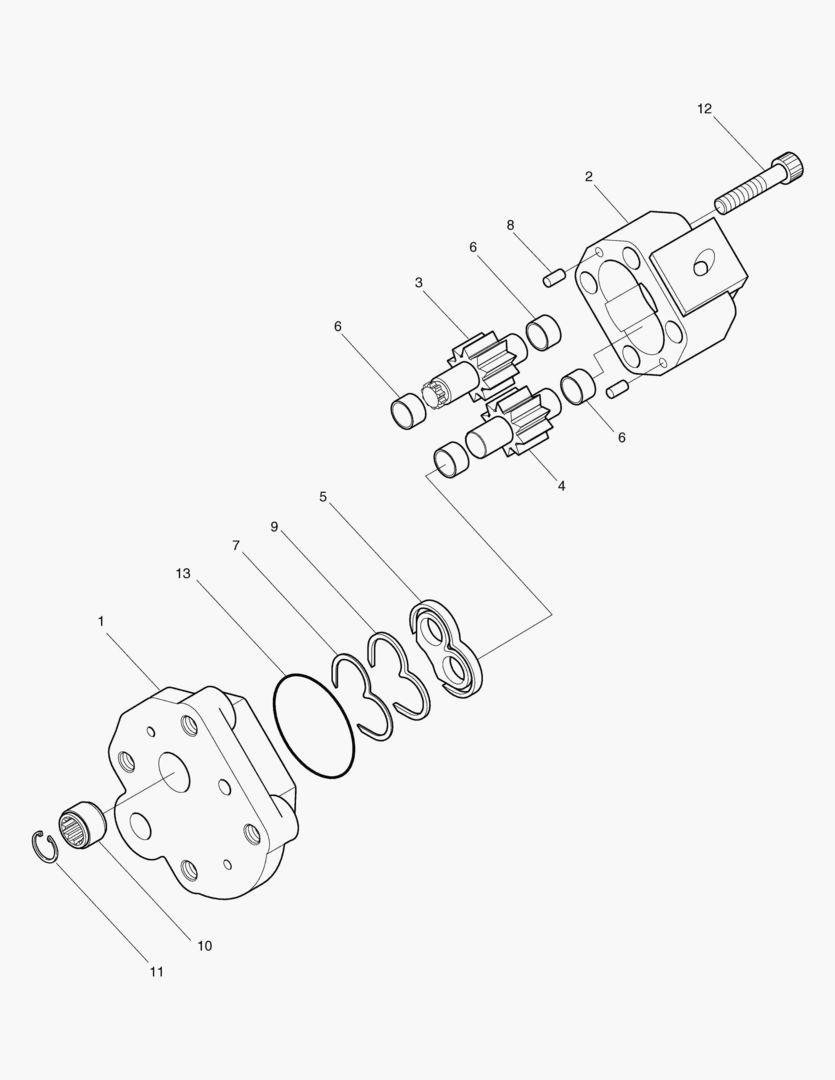 ОСНОВНОЙ НАСОС - ШЕСТЕРЕННЫЙ НАСОС(2)