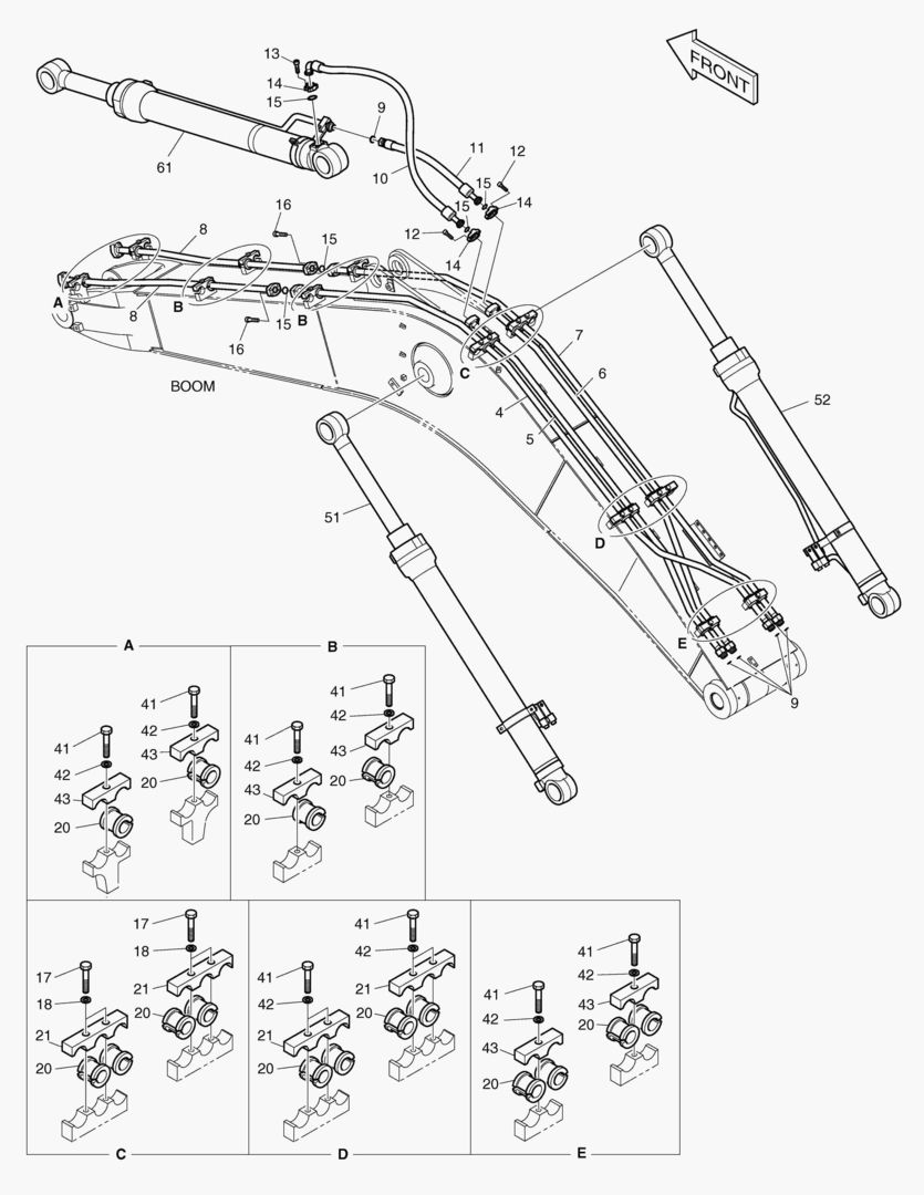 ГИДРОСИСТЕМА СТРЕЛЫ - 4.3 м