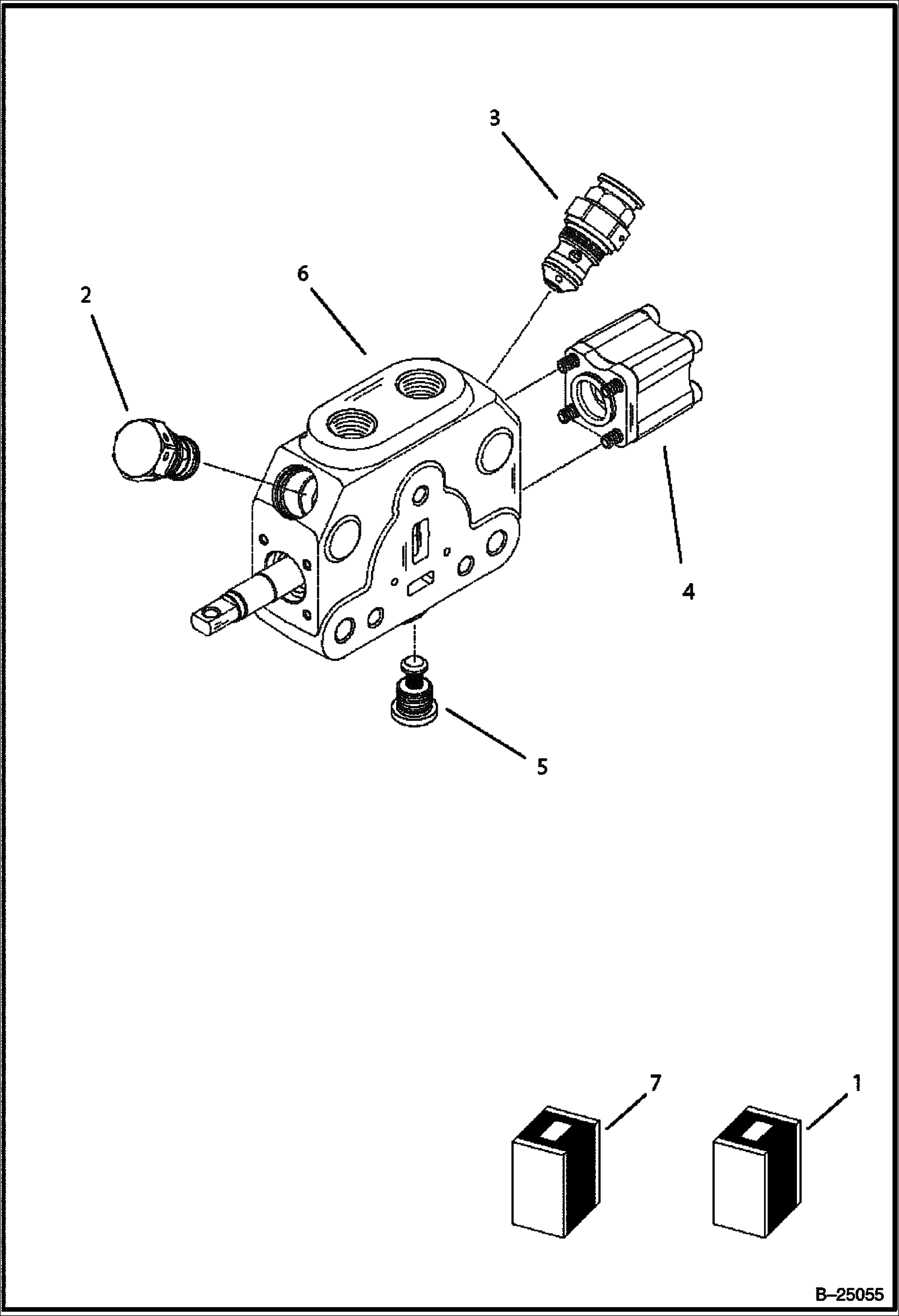 СХЕМА ГИДРАВЛИЧЕСКОЙ СИСТЕМЫ (КЛАПАН УПРАВЛЕНИЯ РЕЗЕРВУАРОМ)