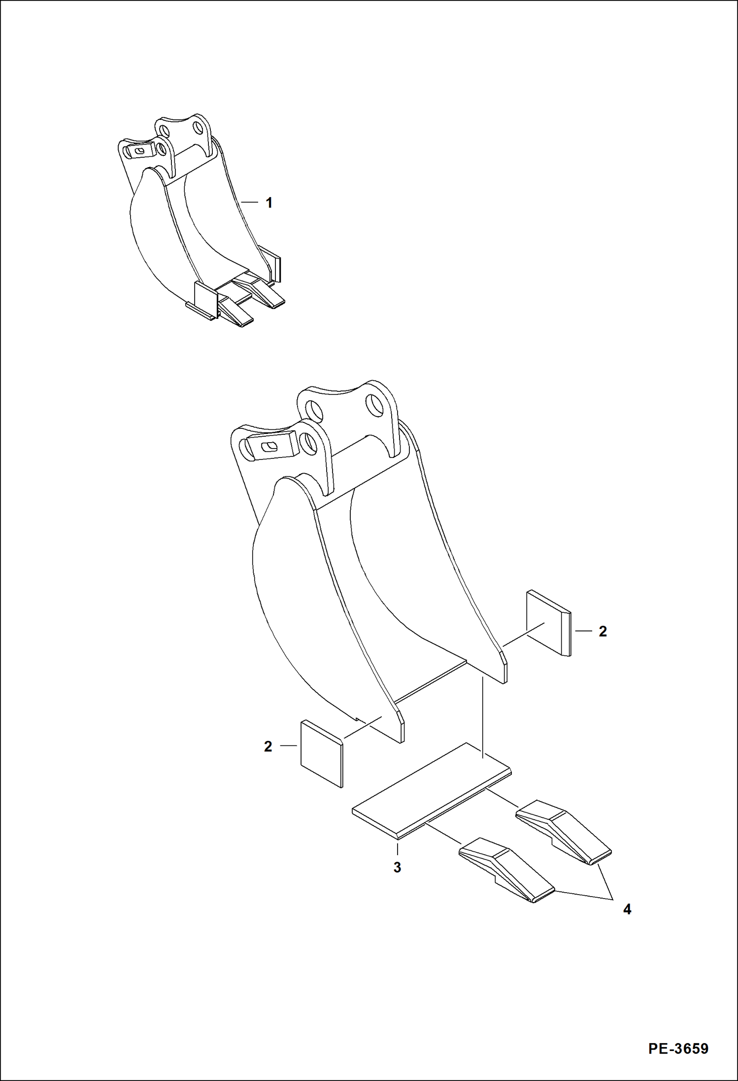 КОВШ (РЫХЛИТЕЛЬ) (8.00--) (200 ММ) (317 И 418)