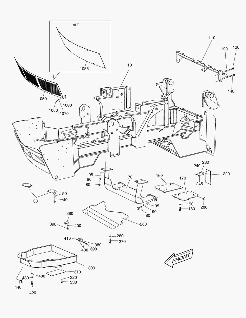 G240-10 FRONT FRAME