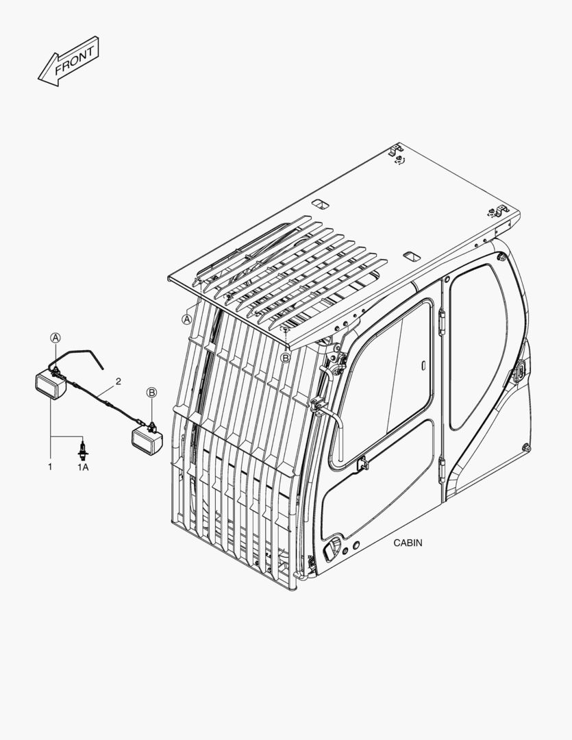 РАБОЧАЯ ФАРА(2-ЛАМПЫ)