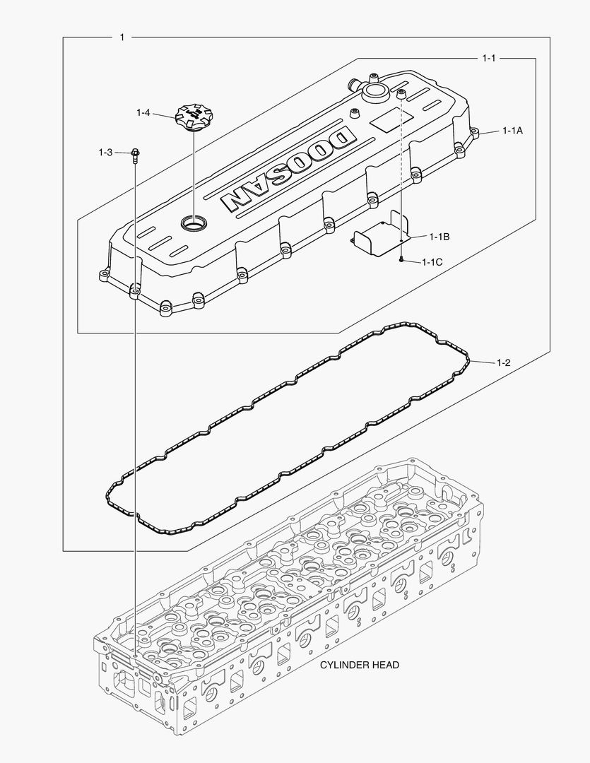 КРЫШКА ГОЛОВКИ ЦИЛИНДРА