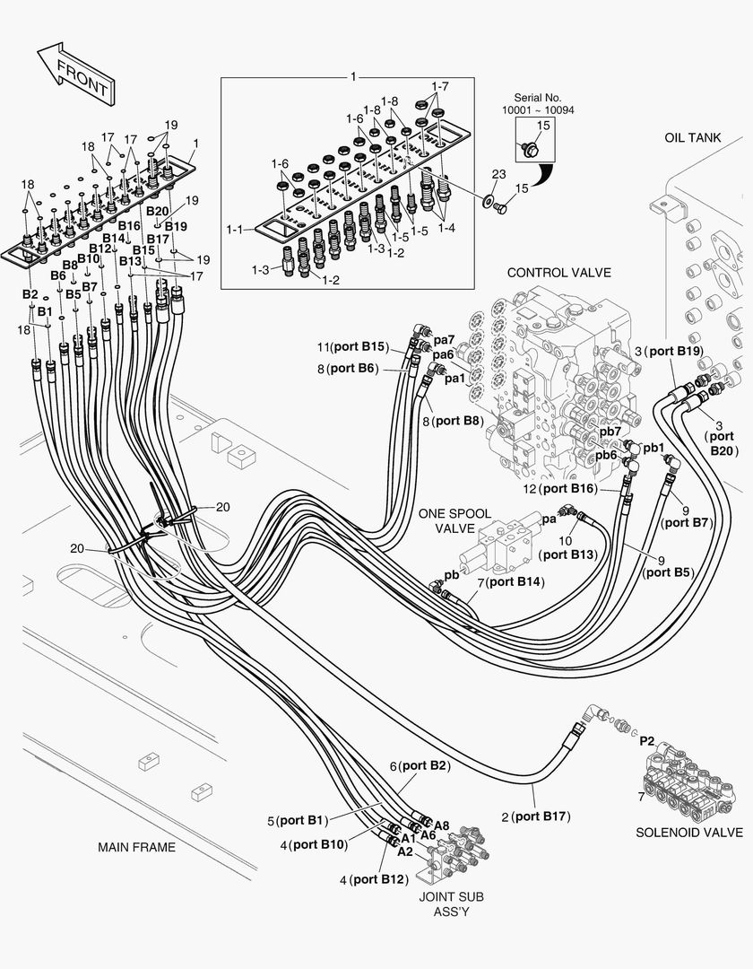 ТРУБОПРОВОД СЕРВОУПРАВЛЕНИЯ(8)