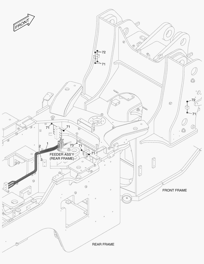 5950 AUTO GREASING SYSTEM-AXLE & DRIVE SHAFT