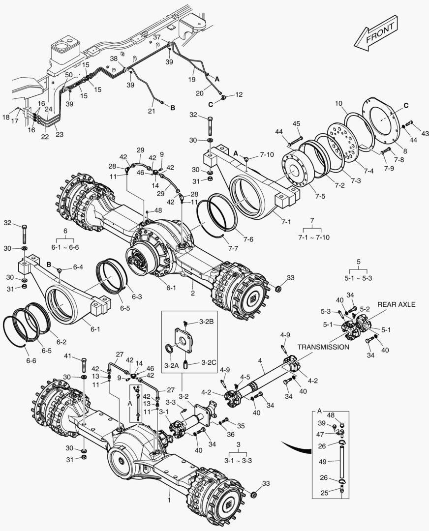 1140 AXLE & DRIVE SHAFT