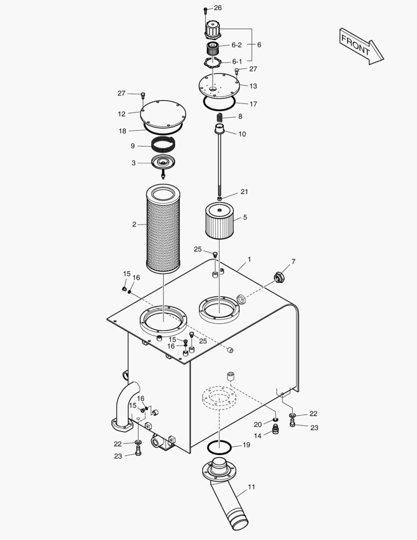 РЕЗЕРВУАР ДЛЯ МАСЛА