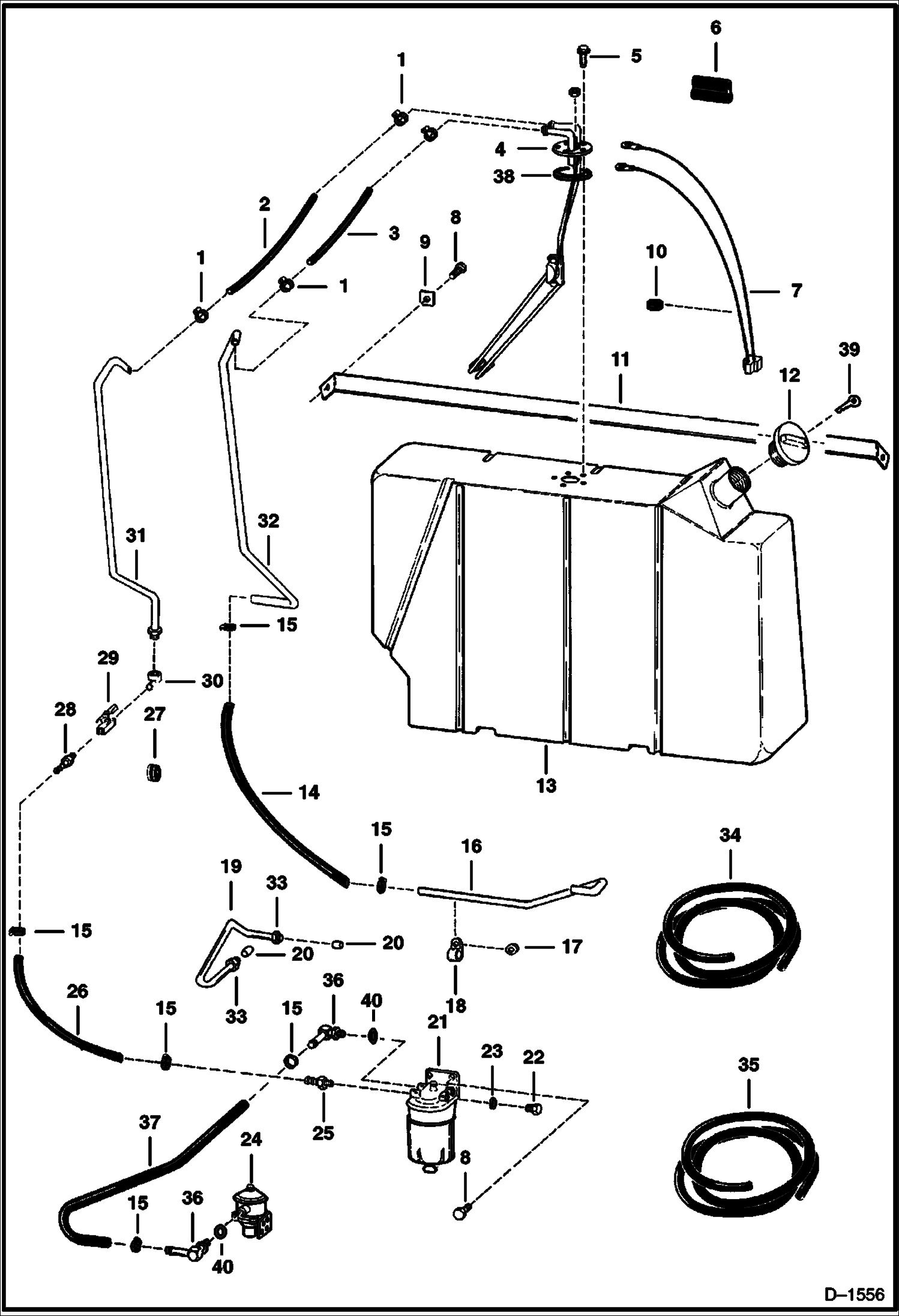 СИСТЕМА ПОДАЧИ ТОПЛИВА (СЕРИЙНЫЙ НОМЕР 11894 И НИЖЕ)