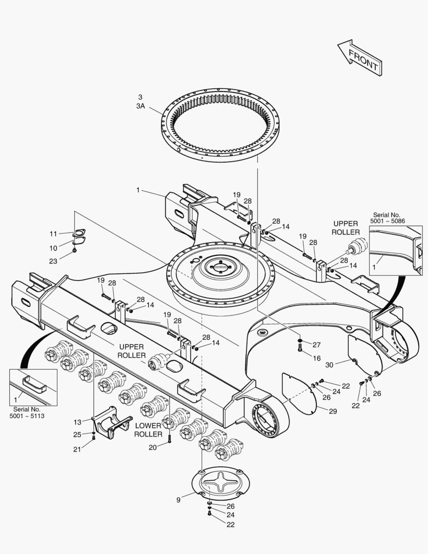 РАМА ГУСЕНИЦЫ