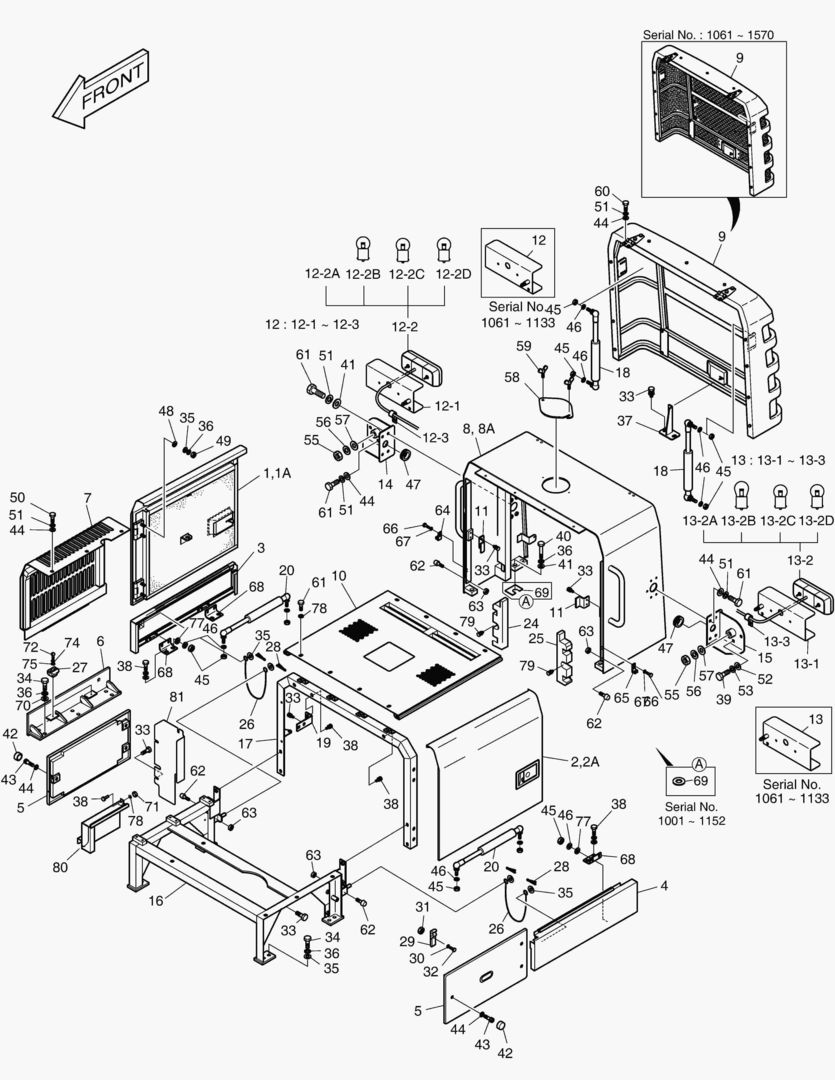 1401 ENGINE COVER [1061~]
