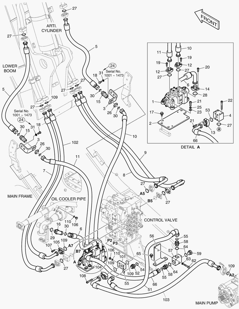 ГЛАВНАЯ МАГИСТРАЛЬ - ШАРНИРНАЯ СТРЕЛА