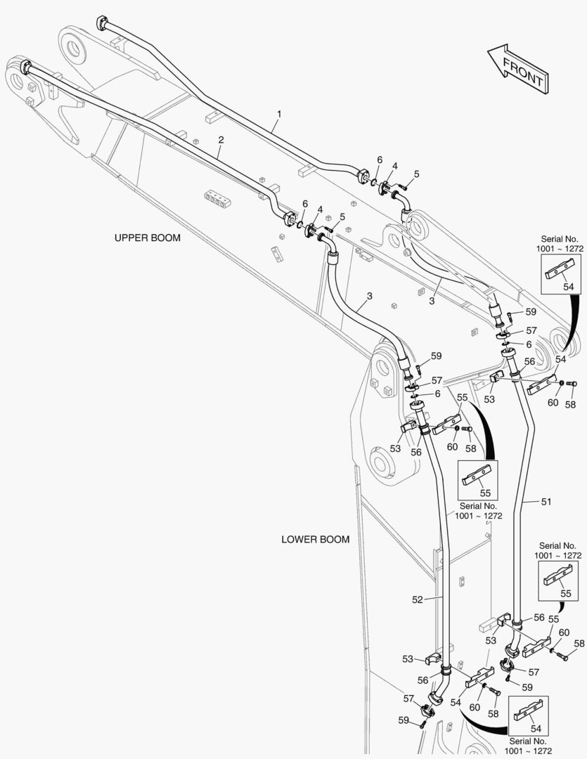 7100 ARTI.BOOM PIPING - ONE & TWO WAY