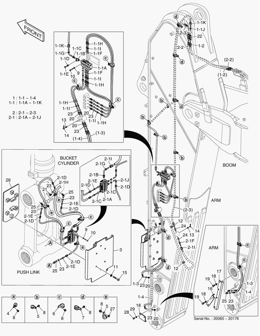 Спецтехника 6441 LUBRICATION PIPING - ARM 3.2m(WITH AGS) - главное фото