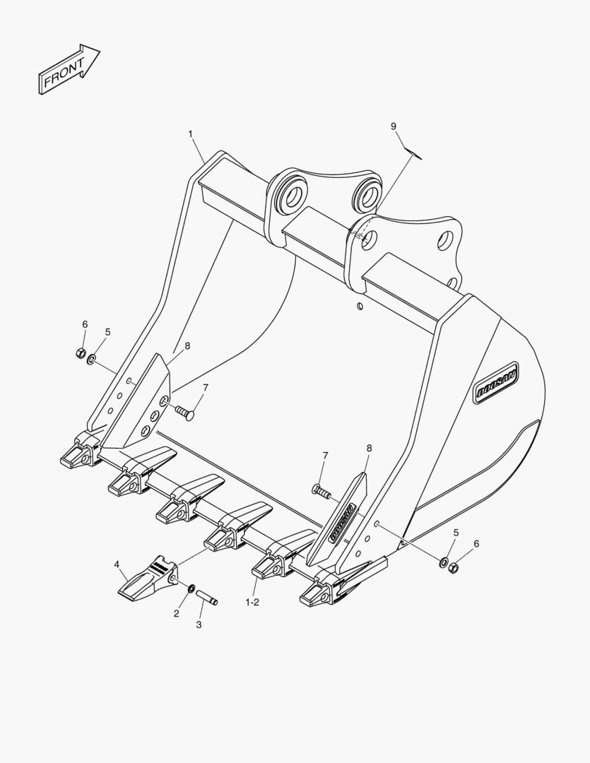 7550 BUCKET ASSВґY - 1.51mВі - G CLASS