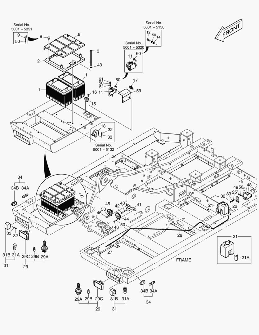 Схема ЭЛЕКТРИЧЕСКИЕ ЗАПЧАСТИ - АНАЛОГИ