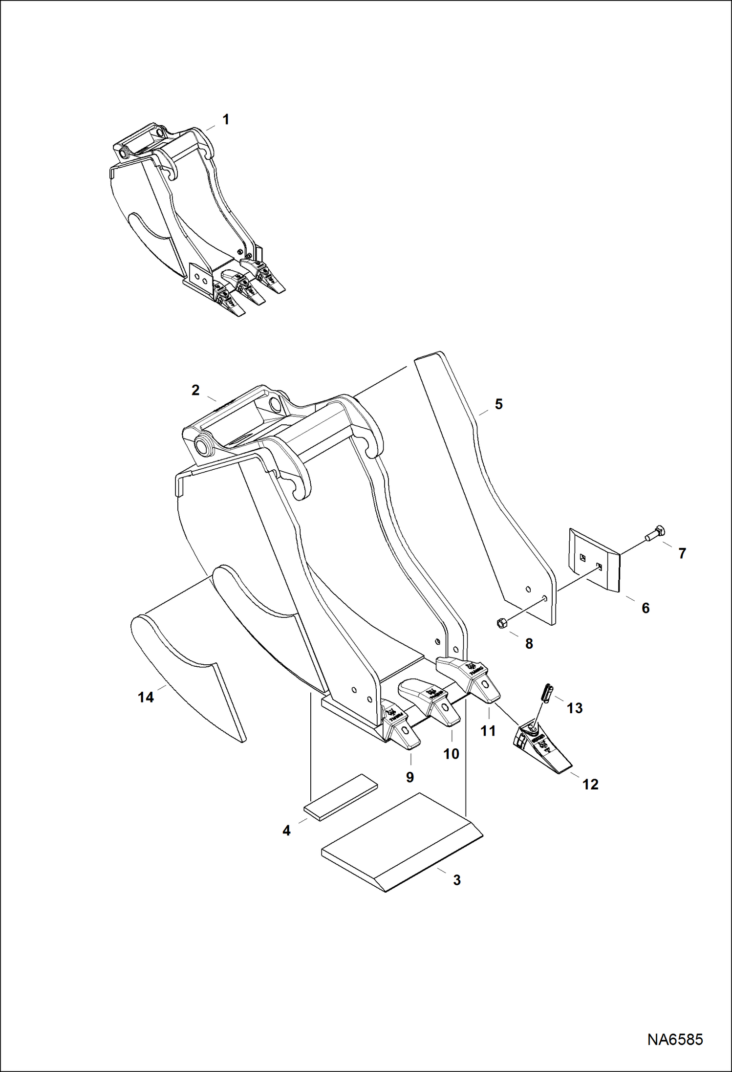 КОВШ (CL4) (СМЕННЫЙ) (12--)