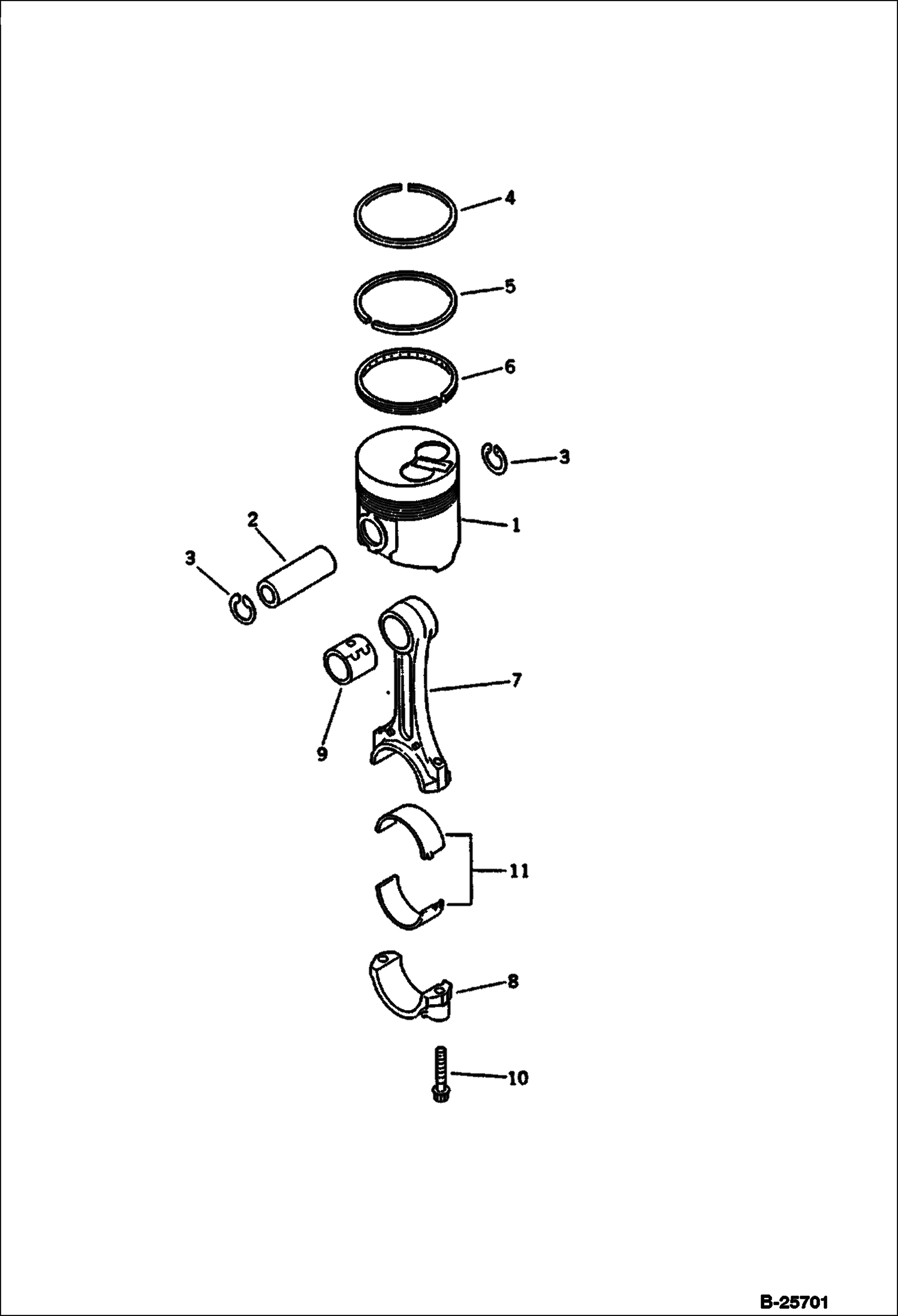 ПОРШЕНЬ И СОЕДИНИТЕЛЬНАЯ ТЯГА