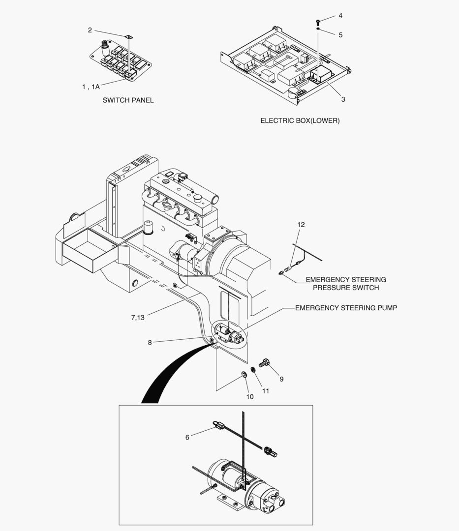 АВАРИЙНОЕ РУЛЕВОЕ УПРАВЛЕНИЕ(ЭЛЕКТРИКА)-ОПЦИЯ