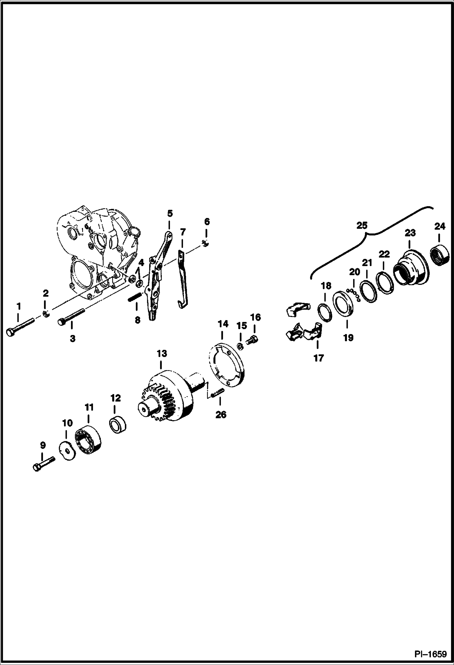 Схема РЫЧАГ ДРОССЕЛЬНОЙ ЗАСЛОНКИ И РЕГУЛЯТОРА ОБОРОТОВ DEUTZ F2L411D