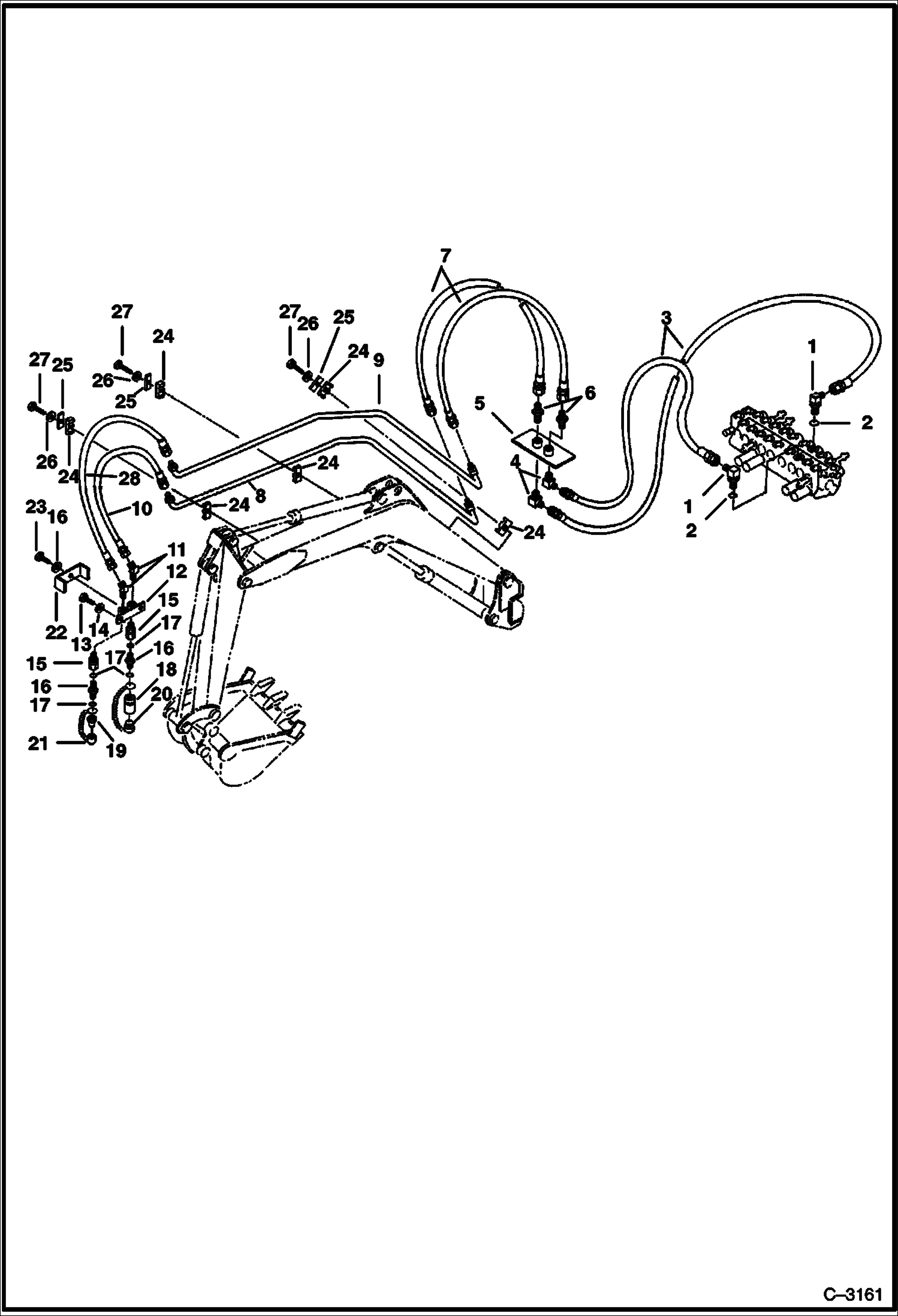 СХЕМА ГИДРАВЛИЧЕСКОЙ СИСТЕМЫ ВСПОМОГАТЕЛЬНОЕ ОБОРУДОВАНИЕ