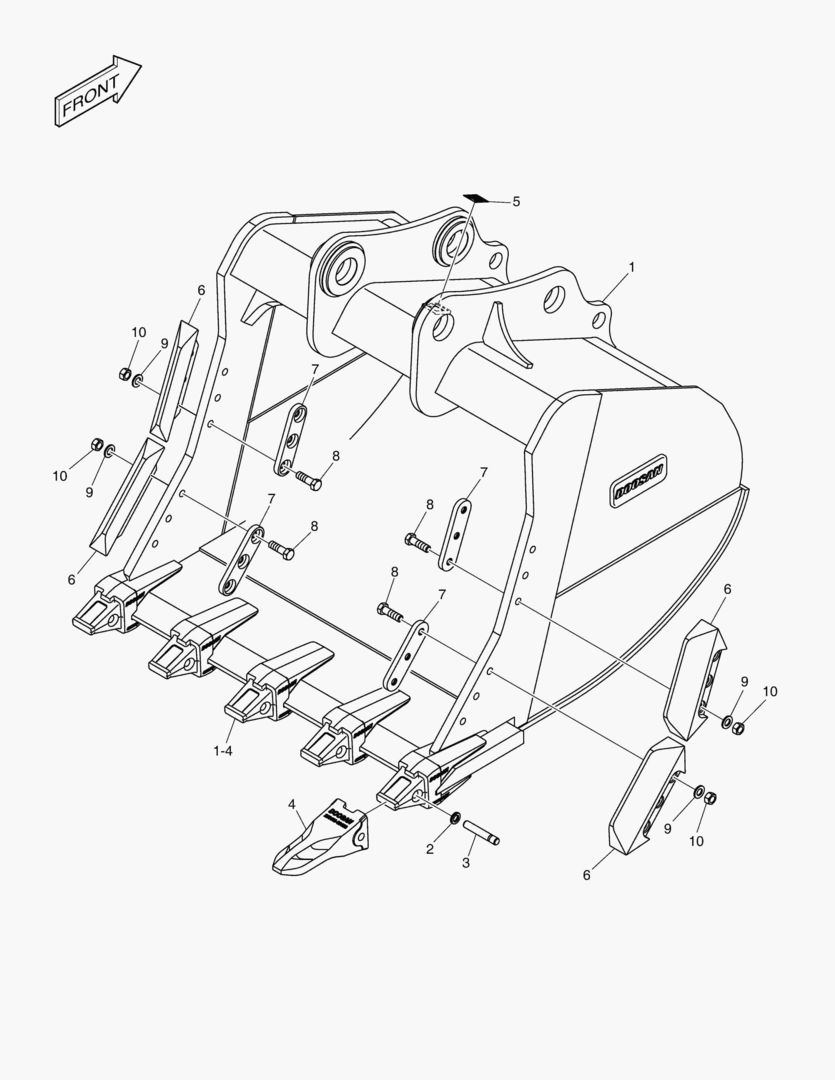 6930 BUCKET ASSВґY - 1.92mВі - S CLASS