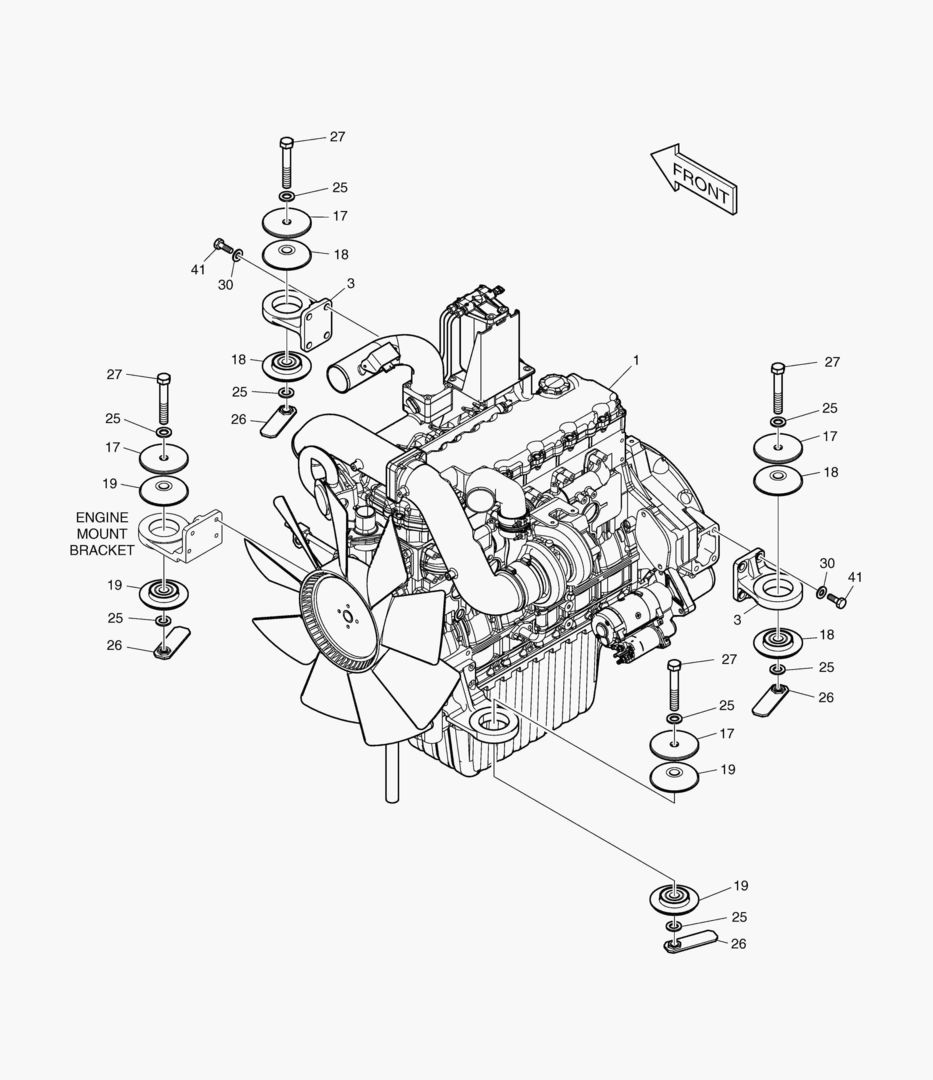 МОНТАЖ ДВИГАТЕЛЯ