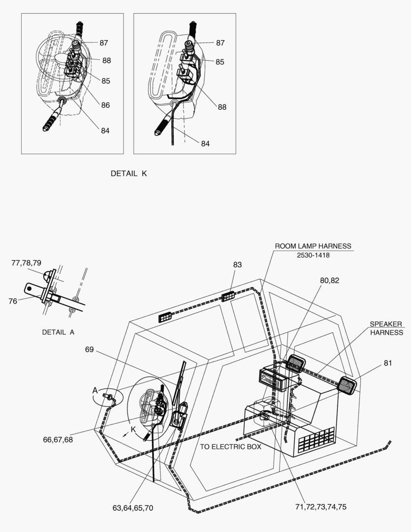 ЭЛЕКТРИЧЕСКИЕ ЗАПЧАСТИ(5)-КАБИНА