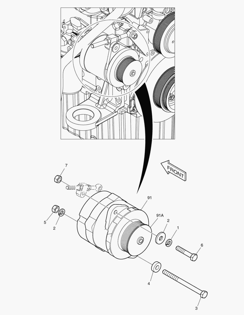 УСТАНОВКА ГЕНЕРАТОРА ПЕРЕМЕННОГО ТОКА