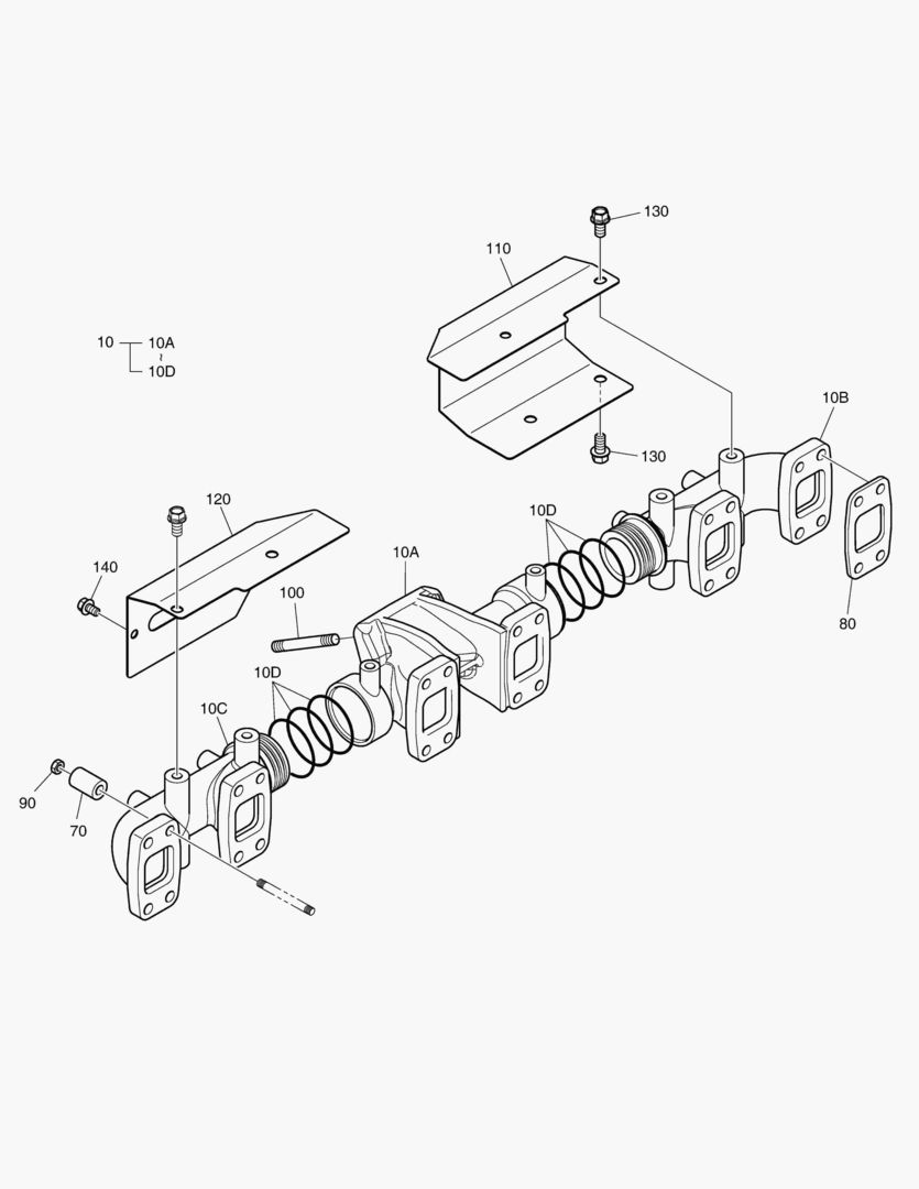 016 EXHAUST MANIFOLD